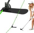 Adjustable Golf Alignment Rod Holde with Angle Base - A Swing Plane Training Aid for Practice Ranges, A Golf Practice Rod Locator for Correcting Posture