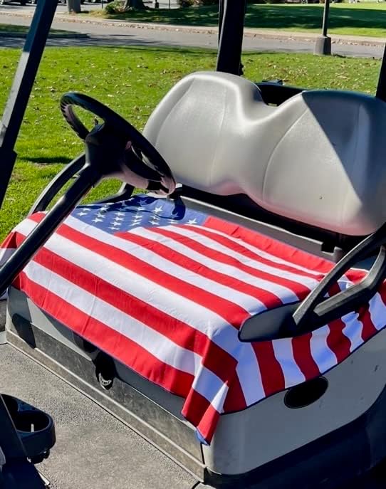 | Microfiber Golf Cart Seat Cover | Lightweight Golf Blanket | Portable | Sports | Golf Accessories | Club Car | EZGO