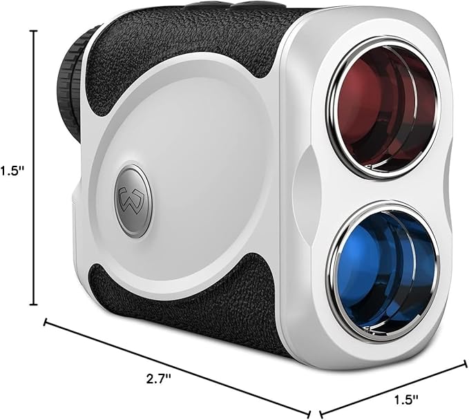 WOSPORTS Golf Rangefinder, 800/1200 Yards Laser Range Finder, High Precision Flag Lock with Pulse Vibration, Tournament Legal Rangefinder for Golfing and Hunting, Battery Included