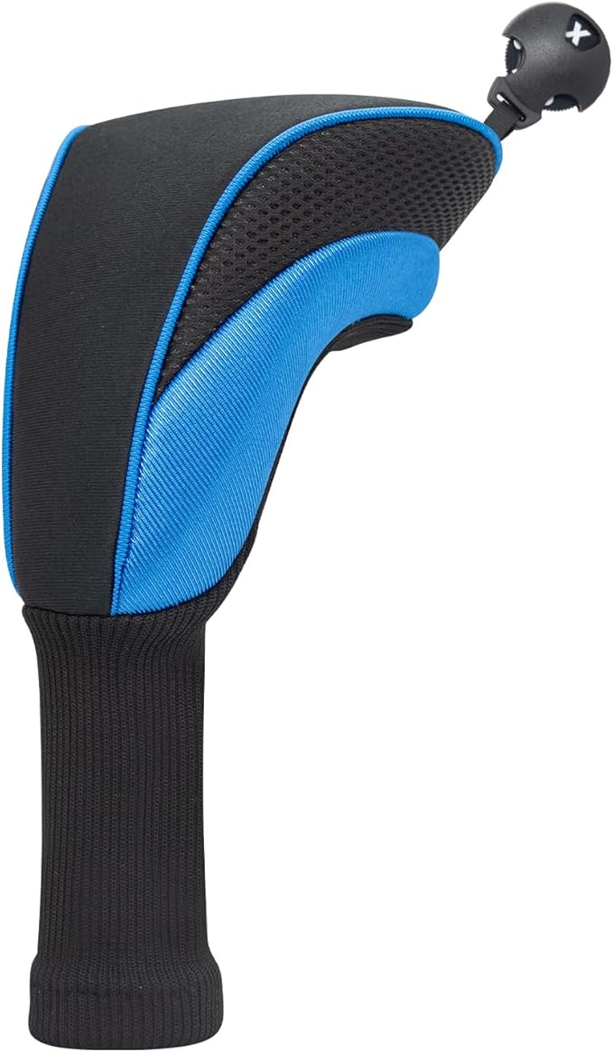 Golf Head Covers for Fairway Woods Driver Hybrids 5 Pieces Nylon Mesh Sports Fan Golf Club Headcovers-Golf Accessories for Men Women.
