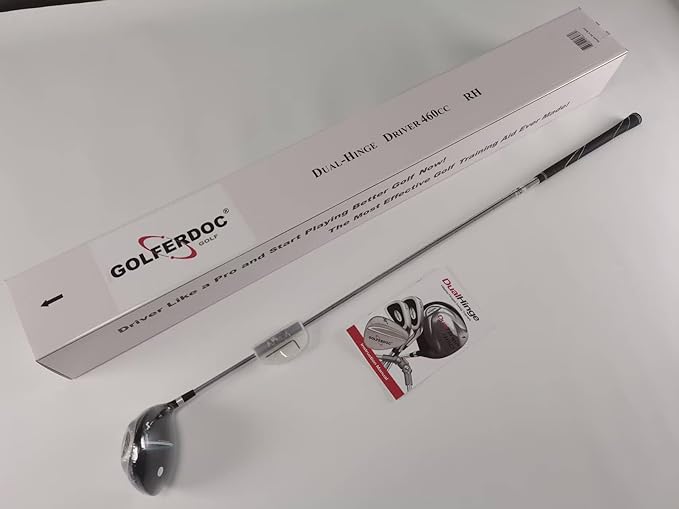 Pack Dual-Hinged DA 460CC Driver Golf Club loft 12 Degree RH +7# Iron Golf Club RH Swing Training Aid with Dual Hinge +Putter Swing Correcting Training Package