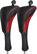 FINGER TEN Golf Club Head Covers for Hybrids Long Headcover Interchangeable Accessories for Ultimate Club Protection