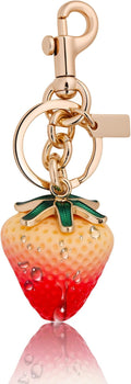 Cherry Bag Charm, Cute Strawberry Fruit Bags Charm Purse Charms Keychain Women Bag for Handbag