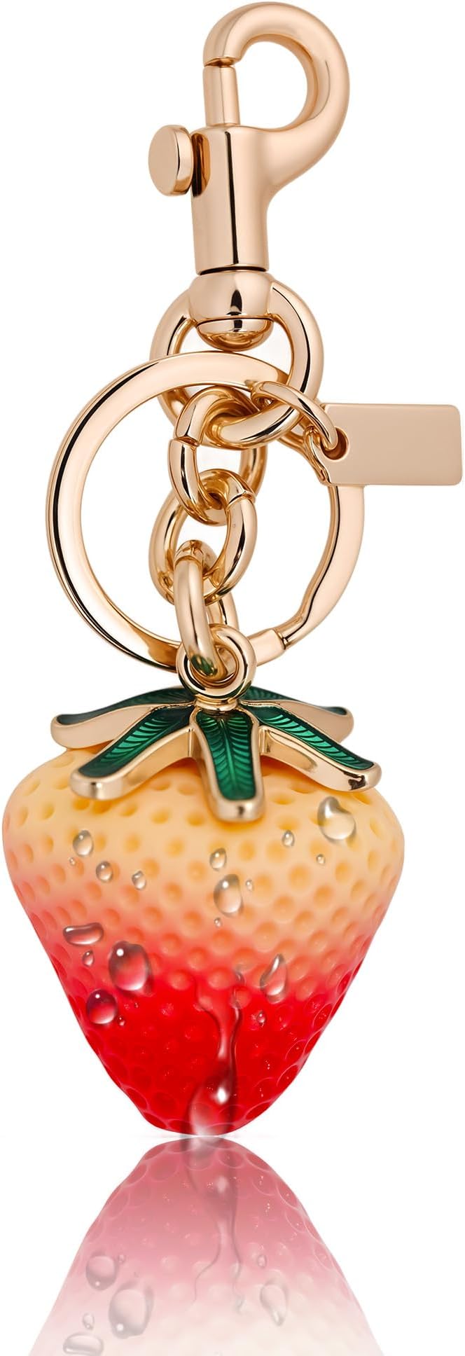Cherry Bag Charm, Cute Strawberry Fruit Bags Charm Purse Charms Keychain Women Bag for Handbag