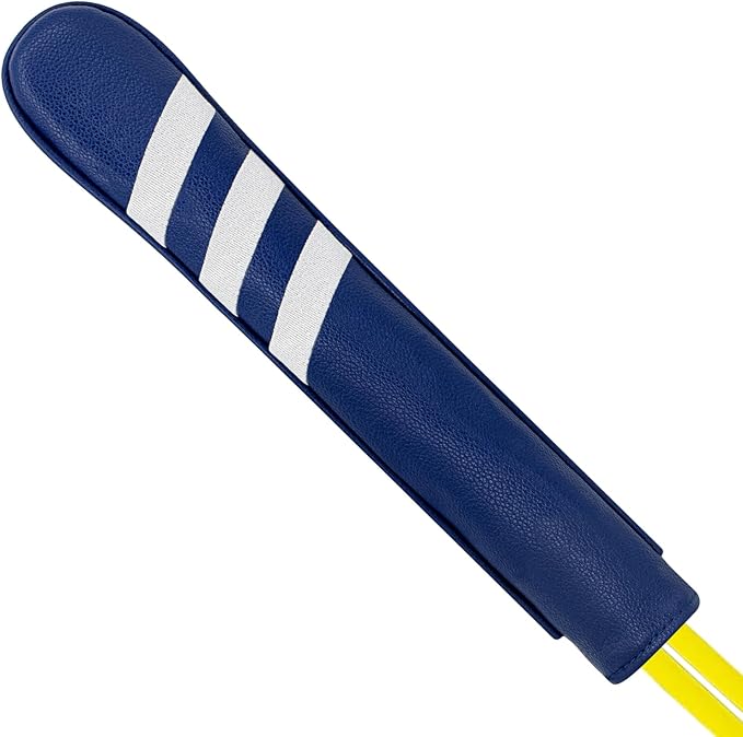 Golf Alignment Stick Cover Premium Leather Perfect Cover for Alignment Sticks Classic USA Design Alignment Sticks Holder Golf Club Protector Holds 2 Sticks.