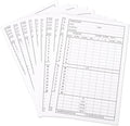 Golf Scorecard Holder & Yardage Book Cover, Golf Accessories Black Premium Leather Yardage Book Holders Cover