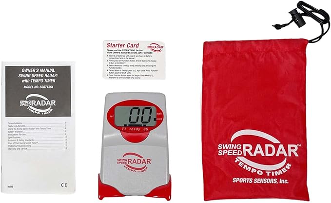 Golf & Baseball's Training Partner for 25 Years: Easy-to-Use and Reliable Doppler Measures Swing Speed and Tempo