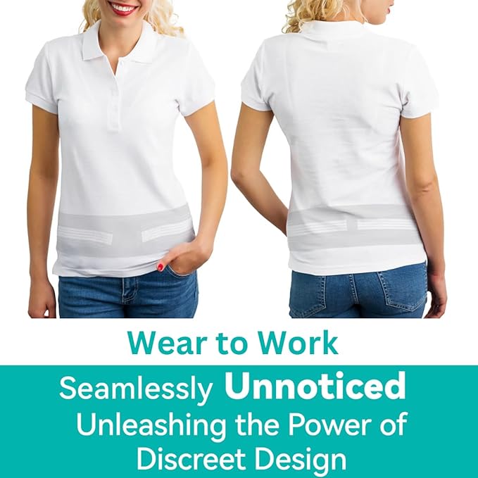 Lightweight Back Brace for Lower Back Pain Under Clothes - Relief from Sciatica, Hip and Spine Pain - Breathable & Adjustable Lumbar Support Belt for Home, Work and Exercise-Suitable for Women&Men XL