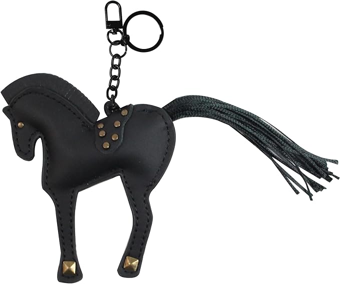 Horse Keychain, Hanging Charm Accessory for Purse, Bag and Backpacks Pony Key Chain for Women