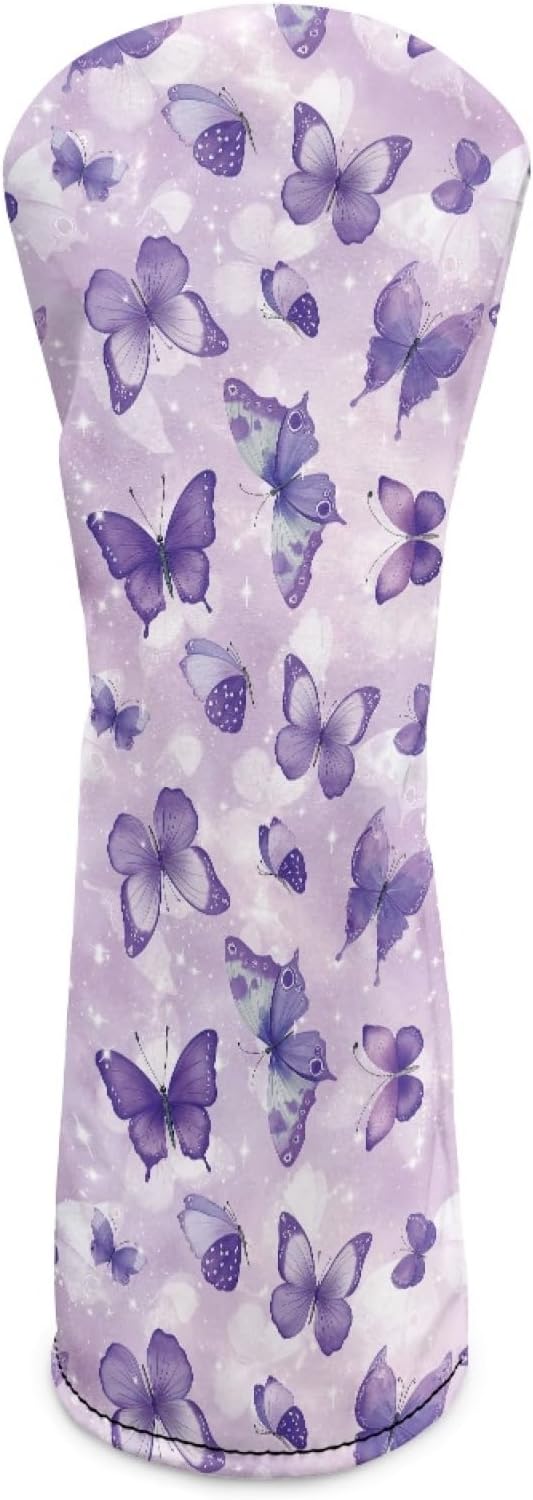 Golf Club Head Covers for Club Protective, Waterproof PU Leather Driver Fairway Wood Hybrid Head Cover