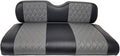 Huskey Parts Company 4PCS Charcoal Gray Golf Cart Seat Covers Diamond Stitching Compatible with Yamaha Drive G29 2007-2016, Drive 2 2017+, Marine Grade Vinyl, Custom Fit, Staple On