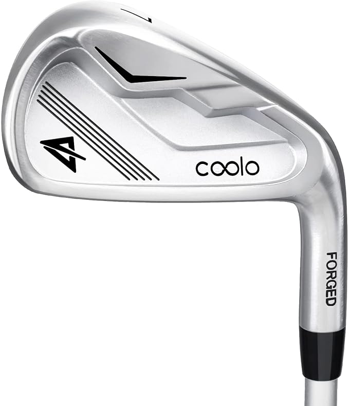 COOLO Graphite Golf Irons, Provide More Speed and Control, Beginner/High Handicap/Seniors/Ladies, Reduced Strain on Elbows and Wrists, Right&Left Handed