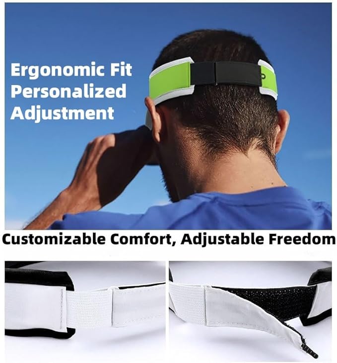 Cooling Sports Sun Visor Hat for Men & Women，Lightweight, Stretchy Packable Running Visor-for Golf, Tennis, Hiking