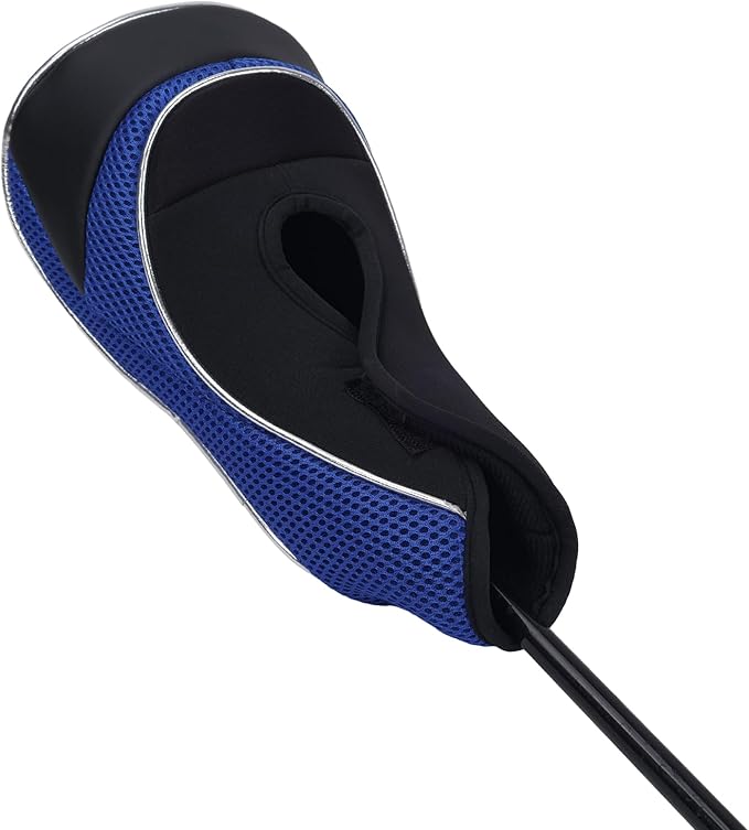 Andux Golf Club Driver Wood Head Covers with Hook & Loop Set of 3