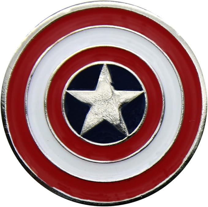 USA Flag Golf Ball Marker with USA Flag Hat Clip