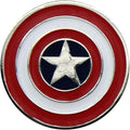 USA Flag Golf Ball Marker with USA Flag Hat Clip