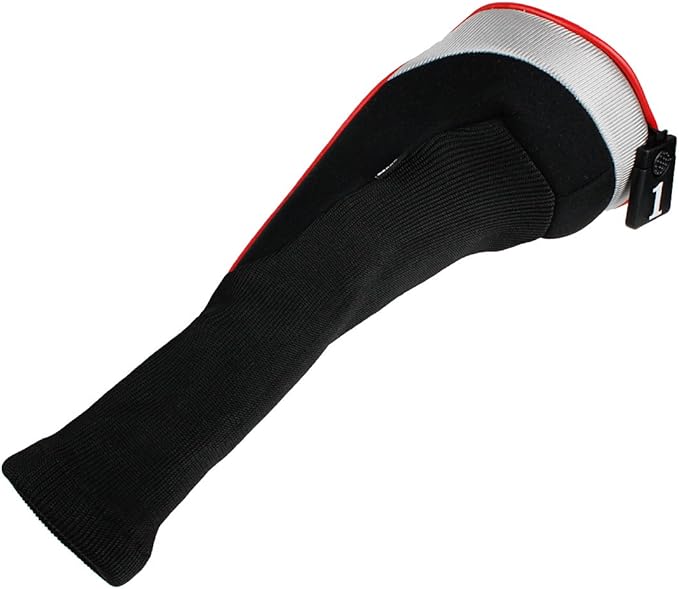 Andux 3pcs/Set Golf 460cc Driver Wood Club Head Covers Long Neck with No. Tags