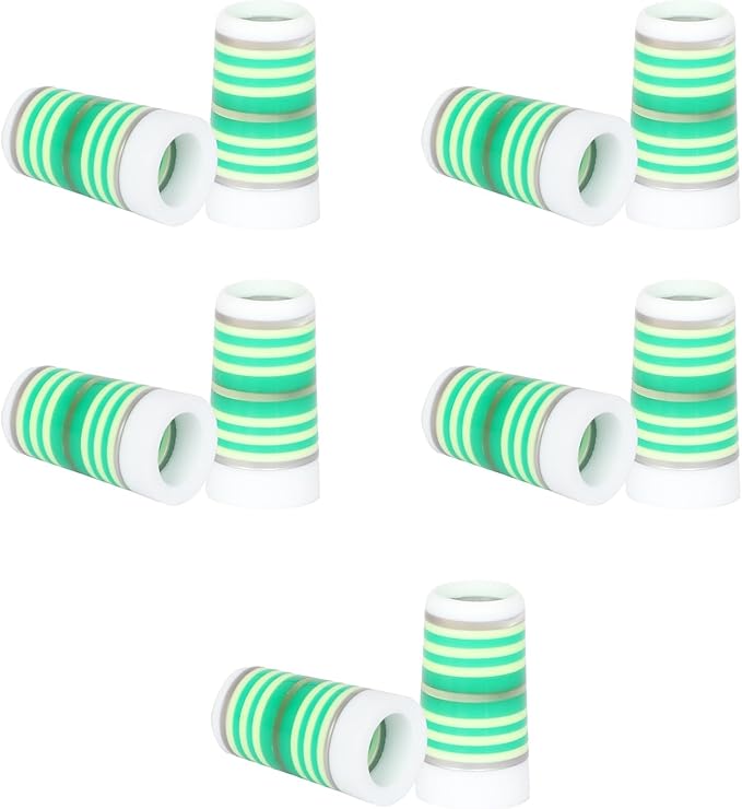 10 Pcs Golf Ferrules,Golfing Club Ferrules Colorful Golfing Iron Ferrules Fit 0.35Inch Tapered Steel Shafts