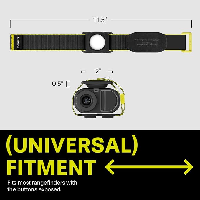 Spigen MAG-iT Magnetic Golf Rangefinder Strap Designed for AirTag/TagMe Tracker and GPS for Golf Cart