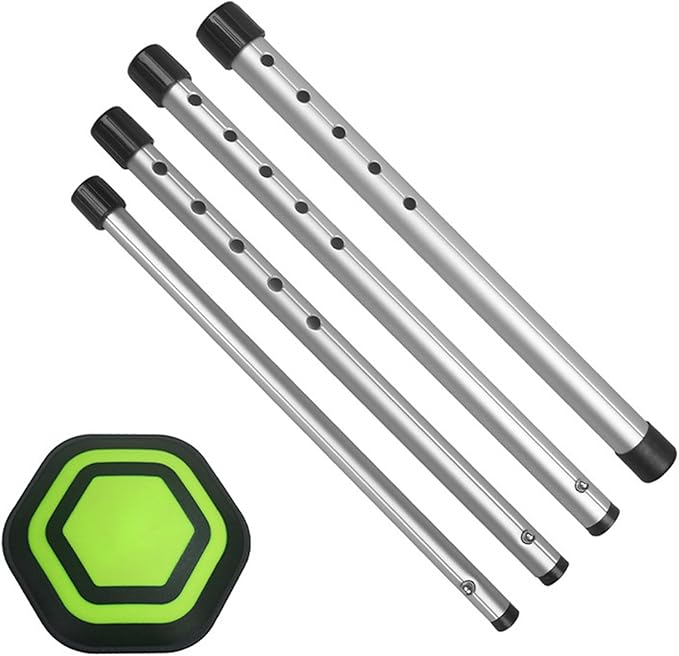 Light Weight Adjustable Golf Bag Stand Telescoping 4 Section Aluminum ABS Bag Holder Stabilizers Anti Slip Base Terrain