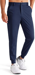 Libin Men's Golf Pants Joggers Lightweight 3 Pockets Slim Fit Soft Stretchy Tapered Work Dress Athletic