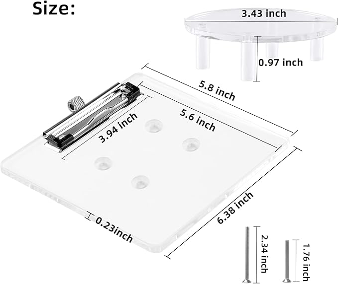 Golf Cart Scorecard Holder w/Pencil Holder Compatible with EZGO Club Car Yamaha and Other 5-6 Holes Golf Cart Steering Wheel, Firmly Clamp & Adjustable Pen Spring Loop, Easy to Install & Record