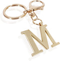 LAXPICOL Gold Letter A-Z Keychain for Women Bag Charms Purse Charms For Handbags Metal Alphabet Initial Letter Keychain