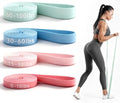 HAPBEAR Pull Up Assistance Bands Set of 5 - Resistance Bands for Working Out, Stretching, Physical Therapy, Muscle Training