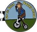 Balanced Co. Funny Golf Hat Clip with Enamel Magnetic Ball Marker