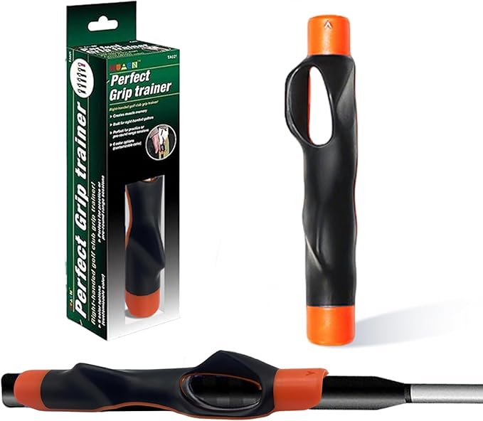 Golf Grip Trainer, Golf Training Grip, Golf Club Grips, Grip Trainer, Golf Grip, Attachment For Improved Hand Positioning On Golf Club