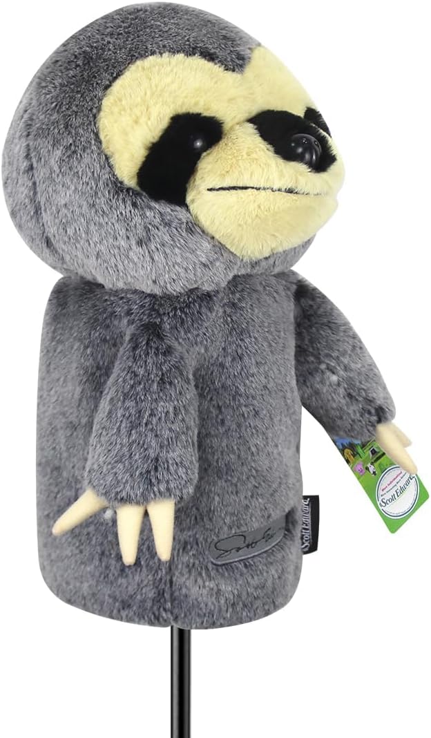 Scott Edward Golf Club Cover Fit Well for Driver or Fairway Wood Golf Club, Funny Cute Animal Design Soft Functional Golf Headcover Stylish Protection for Your Clubs for Men and Women