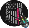 Nurse Flags Mouse Pad,RN Day Mouse Pads for Desk, Stitched Edge Mousepad with Non-Slip Rubber Base, Gaming Mouse Mat for Computer Laptop Home Office