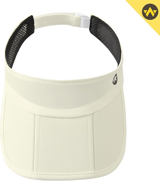 WANDER Sports Sun Visor Hats Adjustable Running Golf Tennis Mesh Folding Cap for Women Men