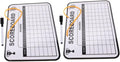 BESPORTBLE 2pcs Double-Sided Reusable Golf Scoreboard for Boys and Girls Dry Erase Writing Board for Score Tracking Lightweight Portable Design for Indoor and Outdoor Golf Practice