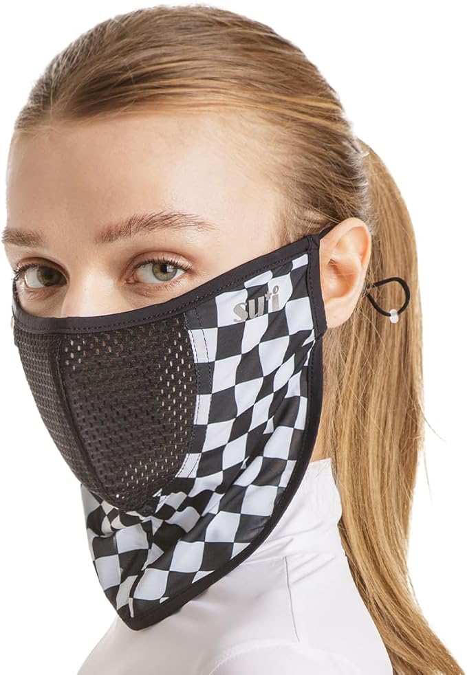 KOREA (Type V) UV Sun Protection Balaclava Half Face Mask - For Golf, Hiking, Running, Cycling & Outdoor Sports