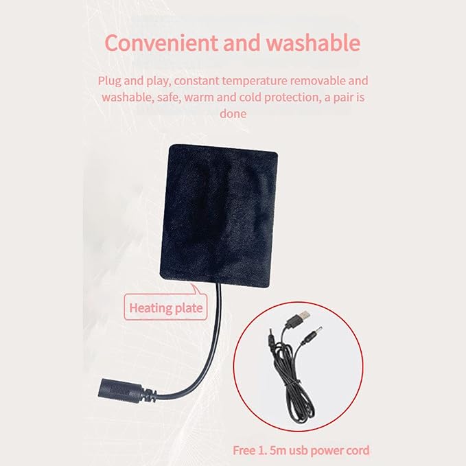 Heated Gloves for Men Women, Fast Heating Fleece Interior Gloves, Windproofing Winter Outdoor for Skiing Cycling Golf Hiking