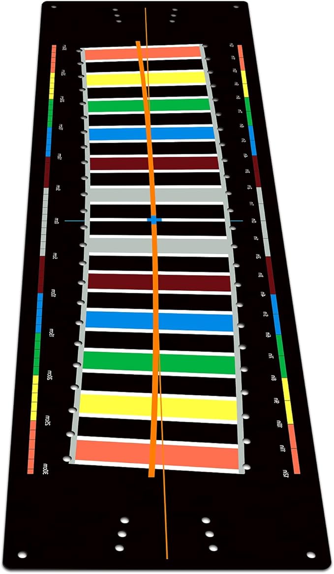 Golf Putting Mats Practice Indoor 30 x 8.27 Inch Golf Putting Practice Training Aid Alignment Track Green Mat Exercise Putter Training Supplies