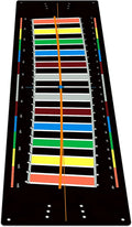 Golf Putting Mats Practice Indoor 30 x 8.27 Inch Golf Putting Practice Training Aid Alignment Track Green Mat Exercise Putter Training Supplies