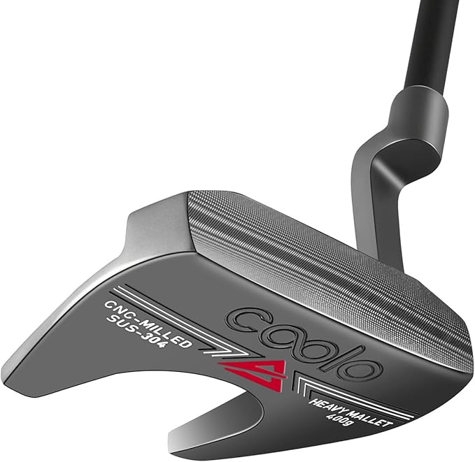 COOLO Low Torque Golf Putter, Provide Greater Stability and Less Face Twisting, Blade/Mallet/Heavy/Center Shafted/Counter Balanced Putter, Oversized Grip, Right & Left