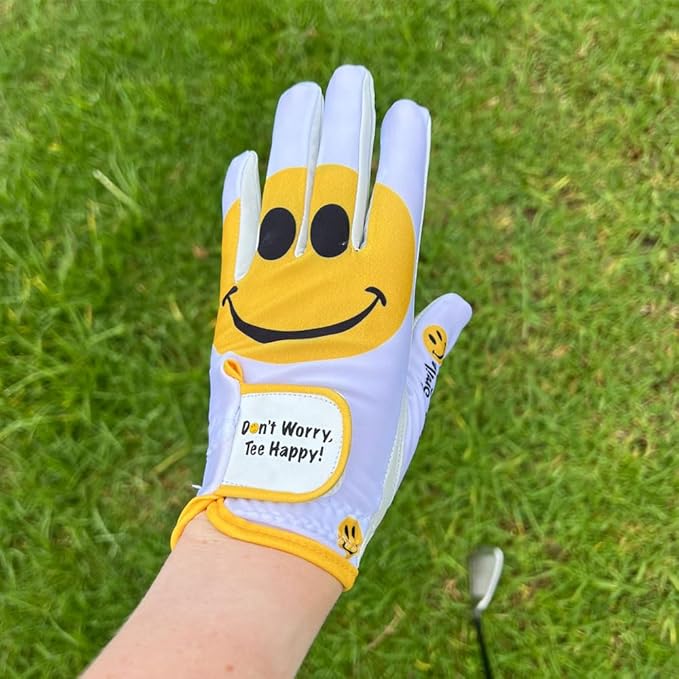 Giggle Golf Women's Golf Glove - Adjustable Strap, Left Hand Gloves for Women