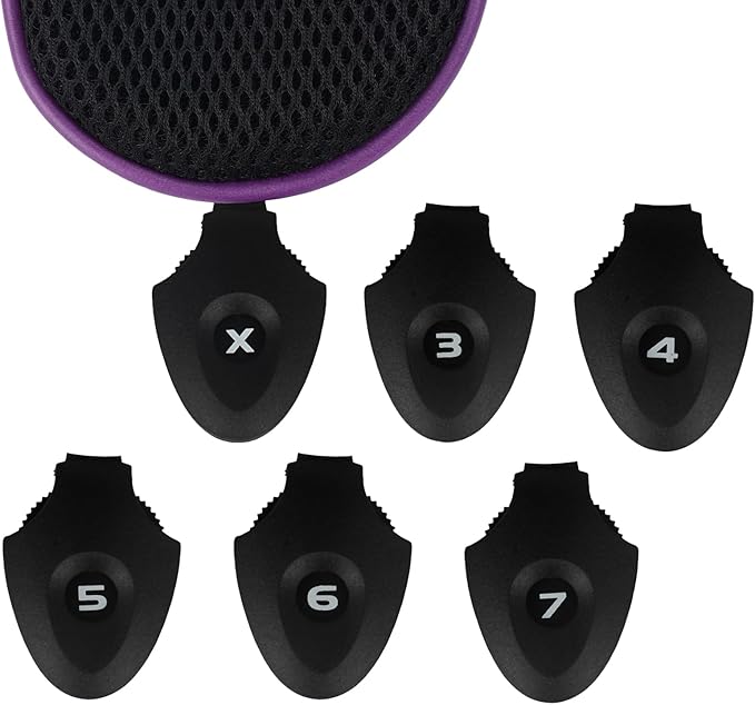 Andux 4 Pack Long Neck Golf Hybrid Club Head Covers Dial No. Tag CTMT-01