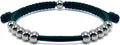 LAMIBEE Golf Stainless Steel 10 Beads Score Counter Bracelet, Golf Stroke Count Bracelet, Resizable and Easy to Adjust Golf Round Scoring Tracker, Durable and Stylish Golf Accessory