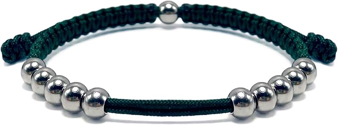 LAMIBEE Golf Stainless Steel 10 Beads Score Counter Bracelet, Golf Stroke Count Bracelet, Resizable and Easy to Adjust Golf Round Scoring Tracker, Durable and Stylish Golf Accessory