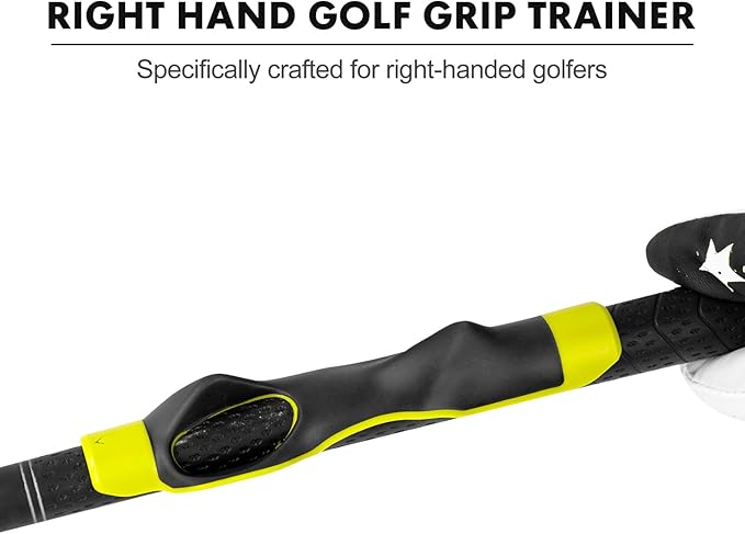 Golf Grip Trainer Golf Practice Tool, Easy To Carry to the Practice Area, Golf Swing Trainer Ensure the Right Grip Every Time, Golf Grip Training Aid, Golf Accessories Improve Your Swing Rhythm