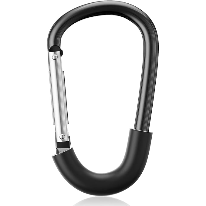 SURDOCA Stroller Hooks, Large Stroller Hooks for Bags, Universal Stroller Clips and Hooks, Mommy Hook for Stroller Heavy Duty, Stroller Accessories for Mom