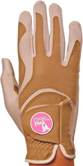 Women’s Form Fit Golf Glove – Lightweight, Flexible & Stylish with Leather Palm Patch – Soft Flex Comfort – Right or Left Hand