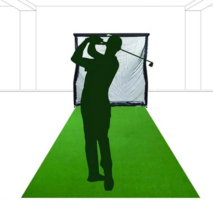 10ft, 15ft, 20ft Strong Durable Frequent Use Multi-Sports Barrier Net with Around Finished Seam Hitting Practice Nylon Netting High Impact in/Outdoor for Golf Baseball Hockey Soccer