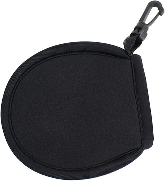 Golf Ball Cleaner Pouch with Carabiner,Golf Accesorries Washer Pocket Waterproof Bag Fit for Golf Carts Belt Golf Bag