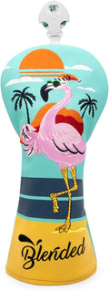 Golf Club Covers Flamingos Driver Cover Fariway Wood Headcover Hybrid Head Cover Leather Golf Headcover Fit All Brand