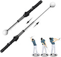 Retractable Golf Swing Trainer, Golf Training Aid and Grip Trainer with Click Feedback for Right-Handed - Ideal Golf Swing Training Aid for Indoor & Outdoor Practice Use1